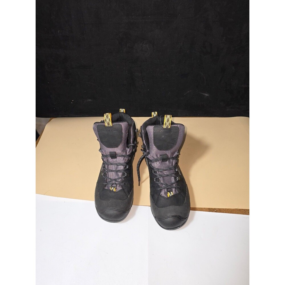 KEEN Shellback Waterproof Hiking/Work Boots Men's Size 9 Black/Gray – Great Cond